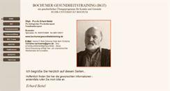 Desktop Screenshot of bochumergesundheitstraining.de